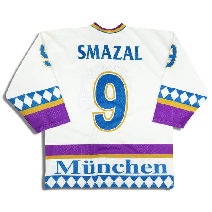 1999-00 Munich Barons Smazal #9 Jersey (Home) L