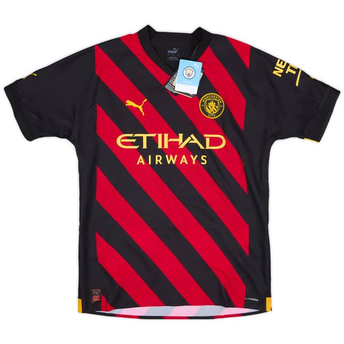 2022-23 Manchester City Player Issue Away Shirt Grealish #10