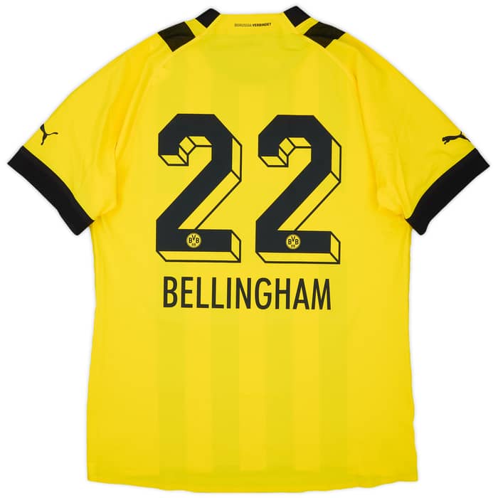2022-23 Dortmund Authentic Home Shirt Bellingham #22 (XXL)