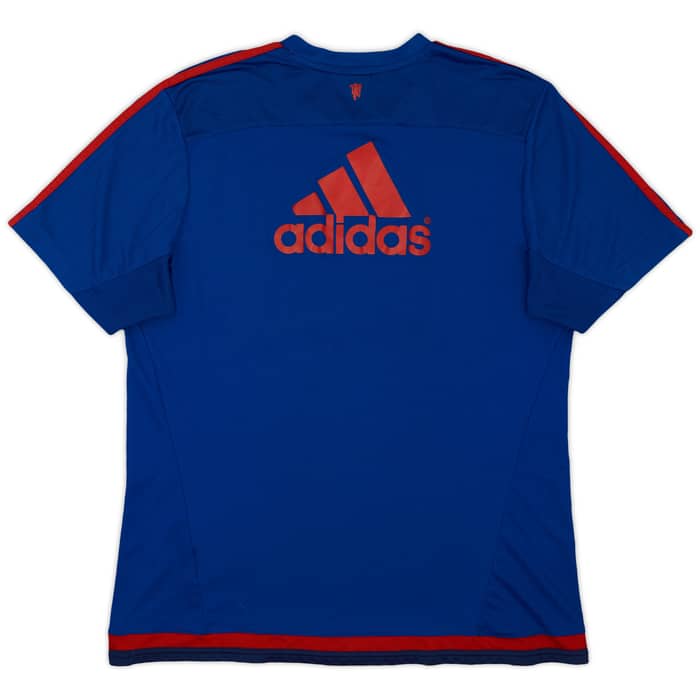 2015-16 Manchester United adizero Training Shirt - 8/10 - (XL)