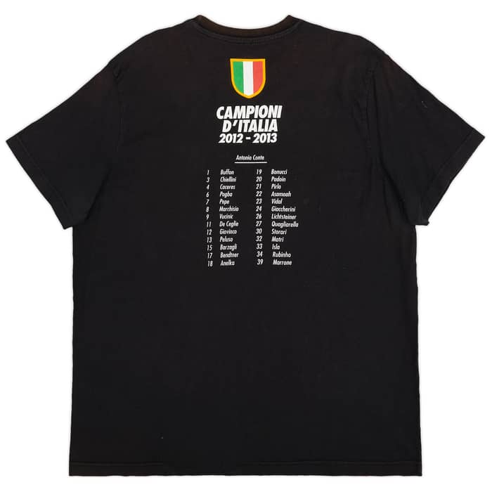 2012-13 Juventus Nike 'Campioni D'Italia' Graphic Tee - 7/10 - (XL)