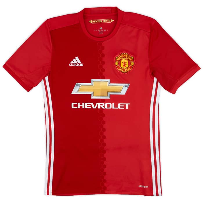 2016-17 Manchester United Home Shirt Ibrahimovic #9 - 8/10 - (XS)