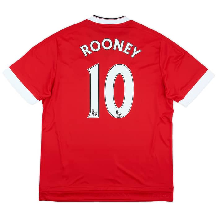 2015-16 Manchester United Home Shirt Rooney #10 (L)