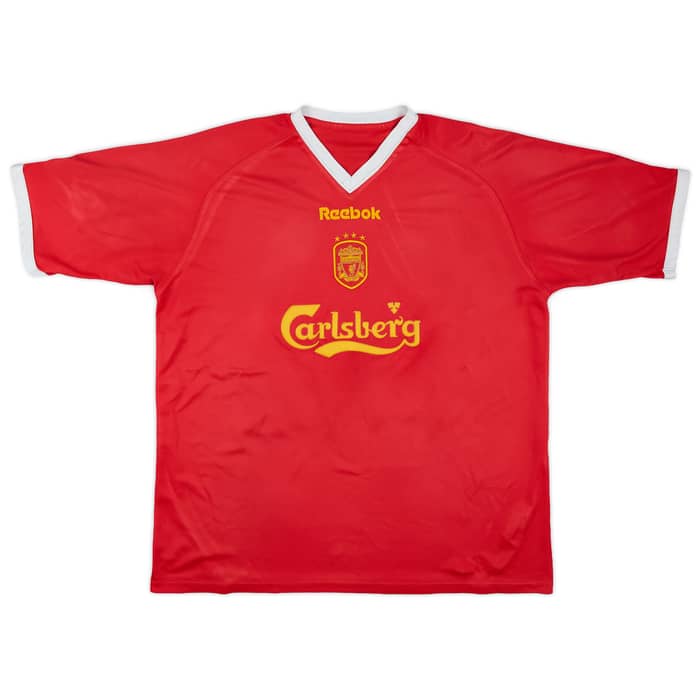 2001-03 Liverpool CL Shirt Gerrard #17 - 4/10 - (XL)
