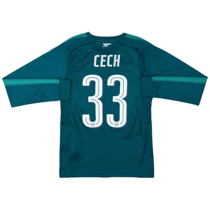 2017-18 Arsenal GK Shirt Cech #33 - 8/10 - (S)