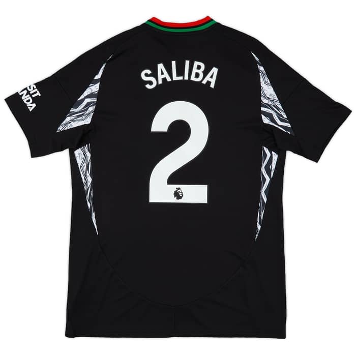2024-25 Arsenal Away Shirt Saliba #2