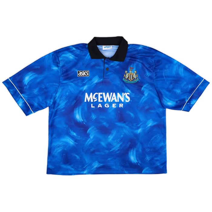 1993-95 Newcastle Away Shirt Albert #27 - 8/10 - (XXL)