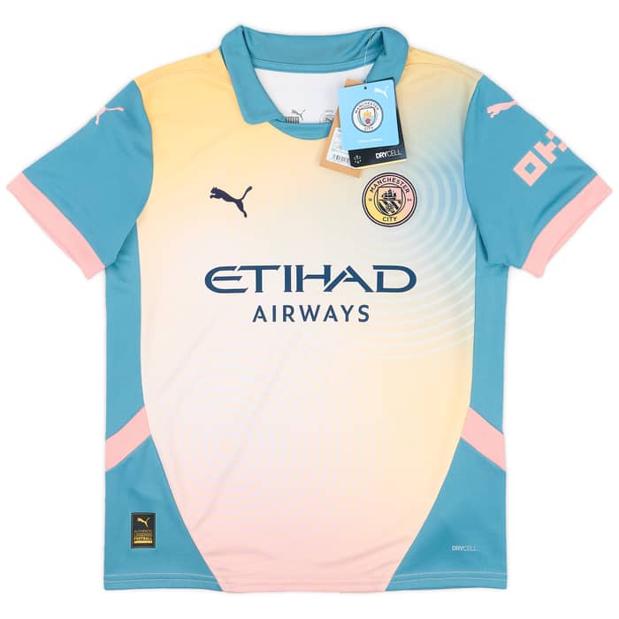 2024-25 Manchester City Fourth Shirt Haaland #9 (KIDS)
