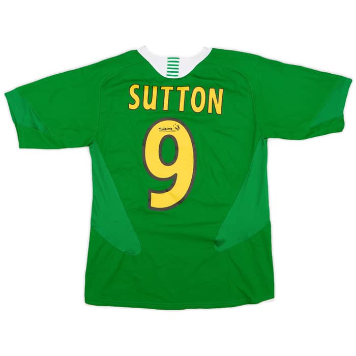 2005-06 Celtic Away Shirt Sutton #9 - 8/10 - (L.Boys)