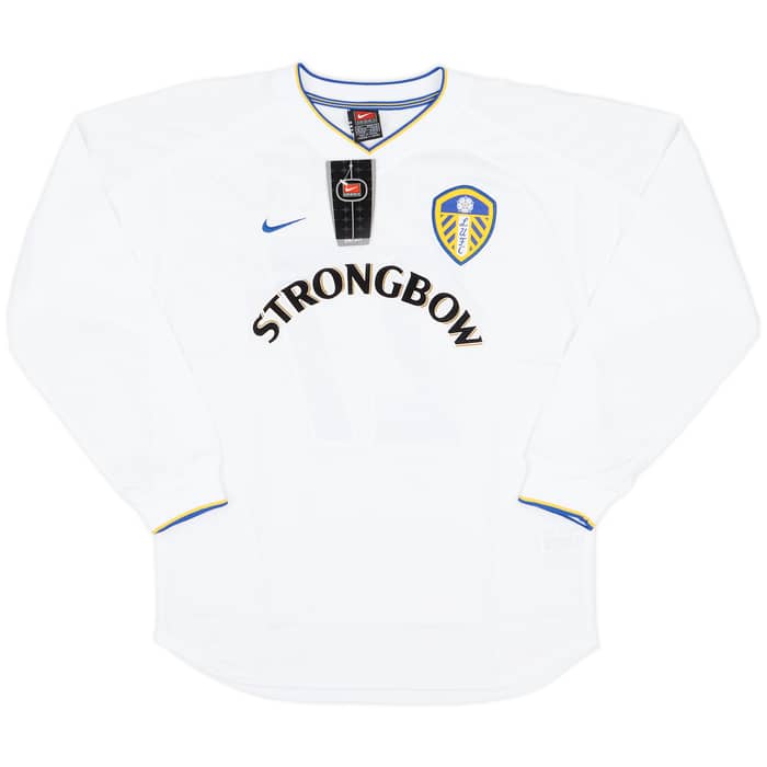 2000-02 Leeds United Home L/S Shirt Fowler #27 (S)