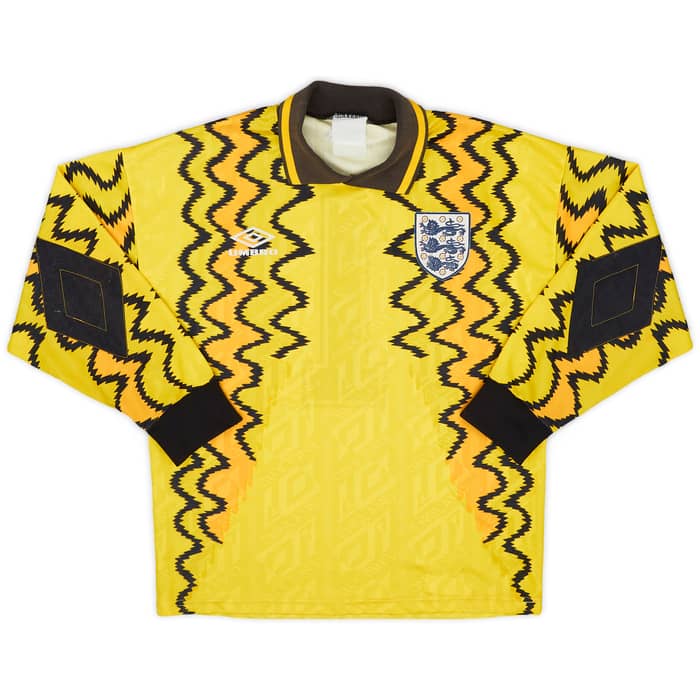 1992-94 England GK Shirt #1 - 6/10 - (XL.Boys)