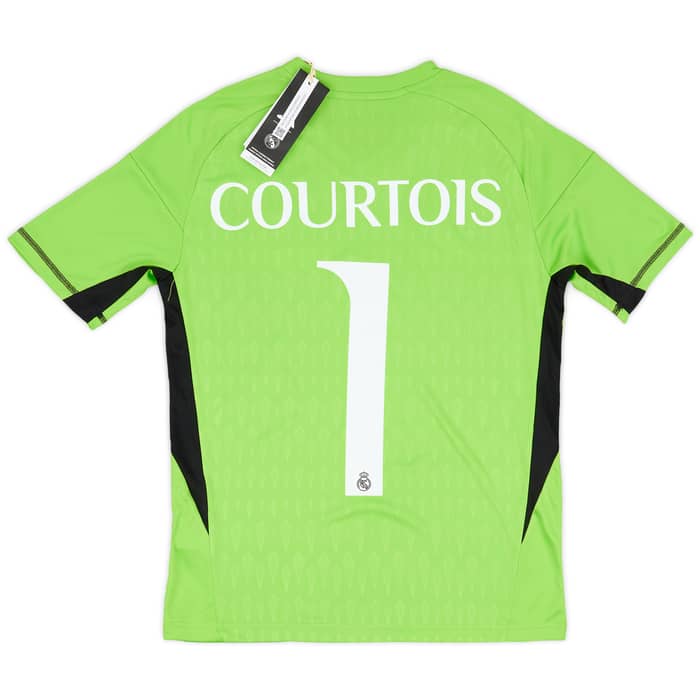 2023-24 Real Madrid GK Home Full Kit Courtois #1 (KIDS)