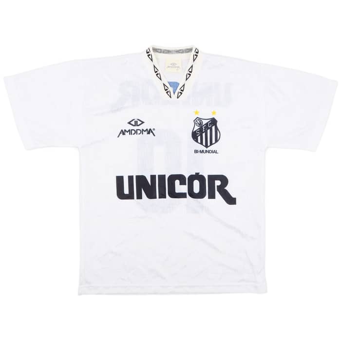 1995 Santos Home Shirt #10 - 8/10 - (L)