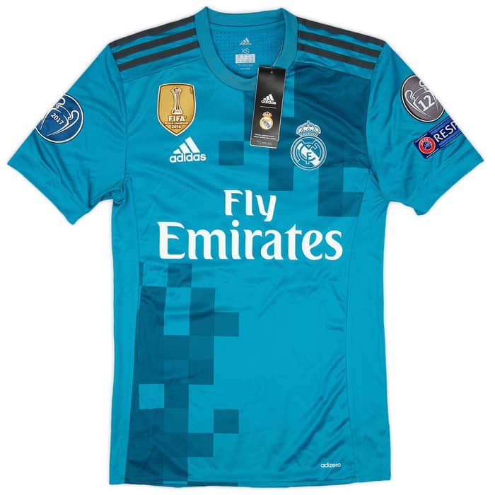 2017-18 Real Madrid Authentic Third Shirt Modric #10 (XS)