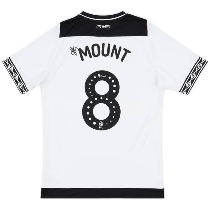 2018-19 Derby County Home Shirt Mount #8 - 9/10 - (S)