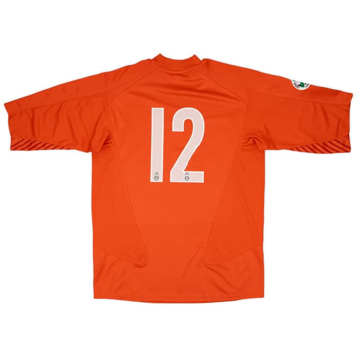 2005-06 Juventus Match Issue GK S/S Shirt #12