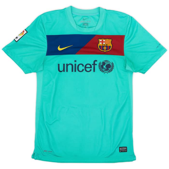2010-11 Barcelona Away Shirt Messi #10 - 7/10 - (S)