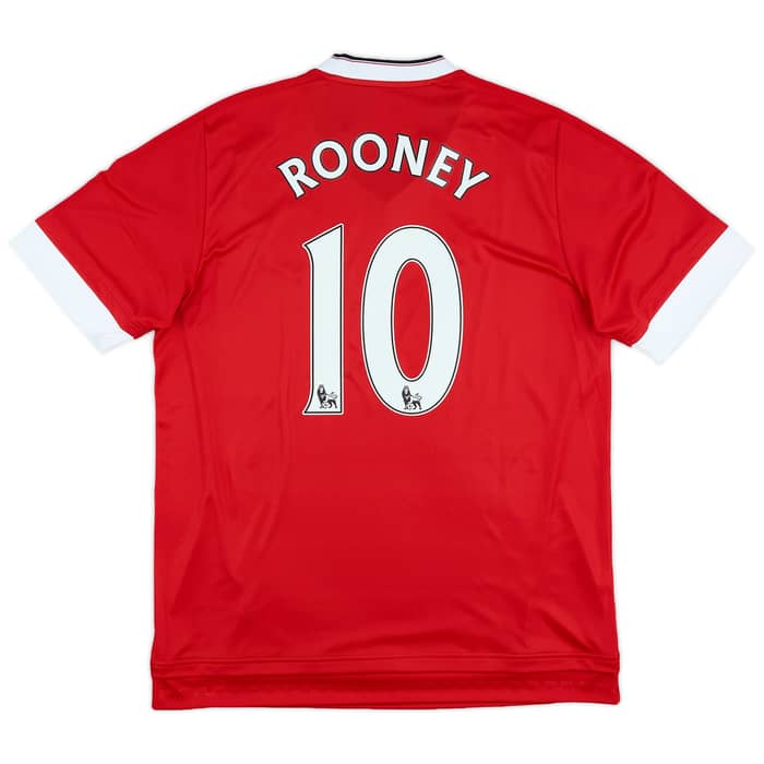 2015-16 Manchester United Home Shirt Rooney #10 (L)