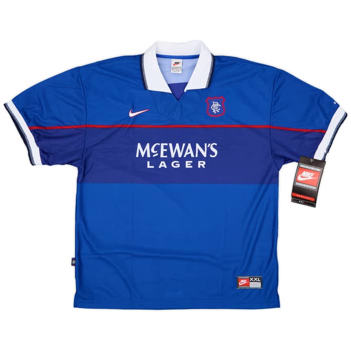 1997-99 Rangers Home Shirt Gascoigne #8 (XXL)