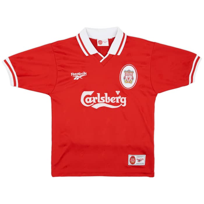 1996-98 Liverpool Home Shirt McManaman #7 - 6/10 - (S)