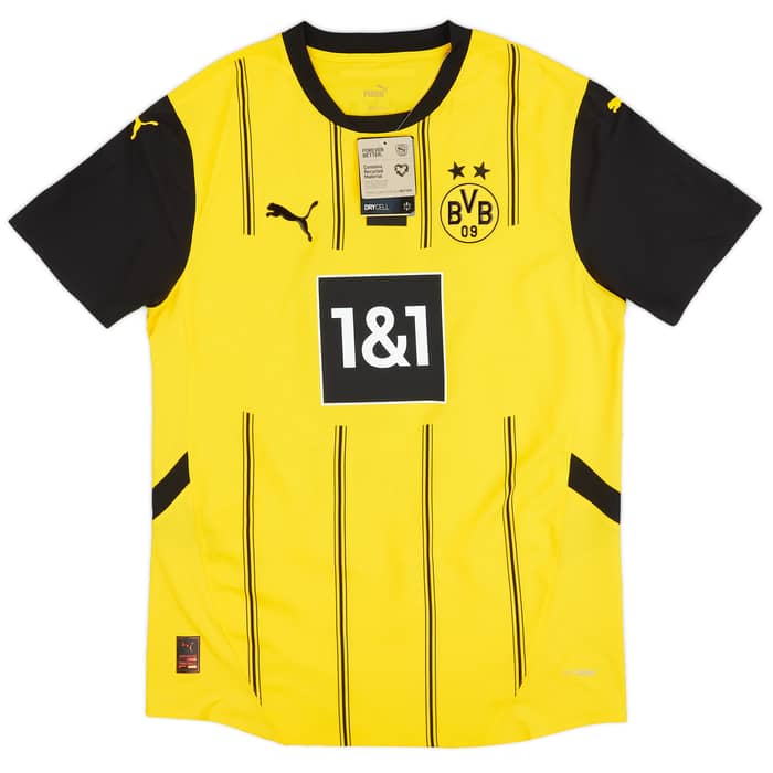 2024-25 Borussia Dortmund Authentic Home Shirt Brandt #19
