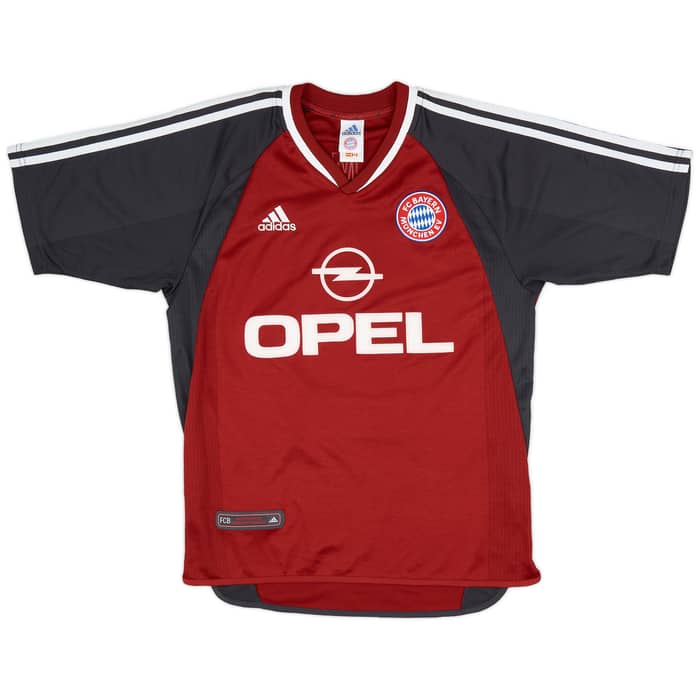 2001-02 Bayern Munich Home Shirt Elber #9 - 9/10 - (S)