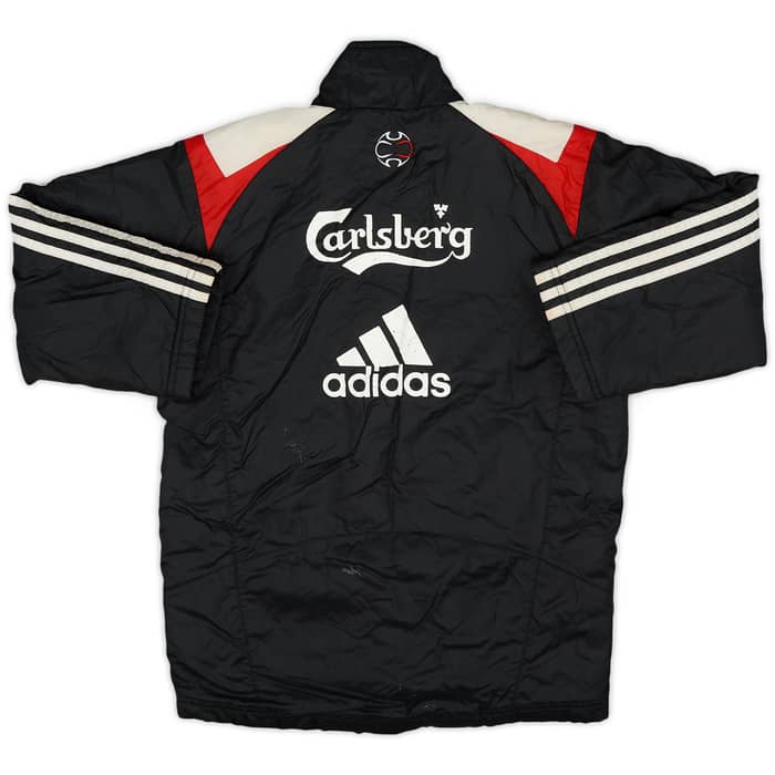 2007-08 Liverpool adidas Padded Bench Coat - 6/10 - (XS.Boys)