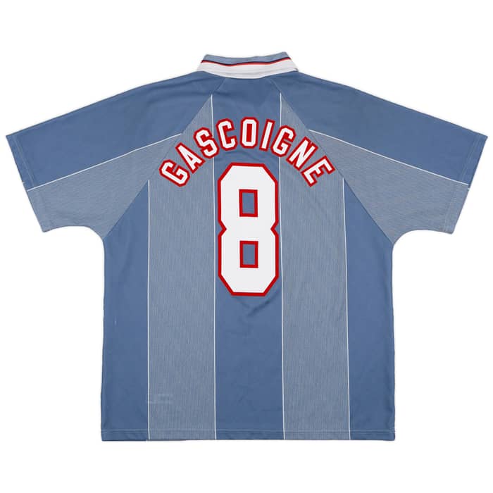 1996-97 England Away Shirt Gascoigne #8 - 9/10 - (XL)