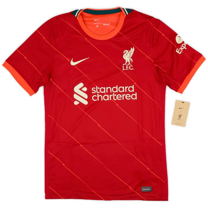 2021-22 Liverpool Home Shirt Virgil #4 (S)