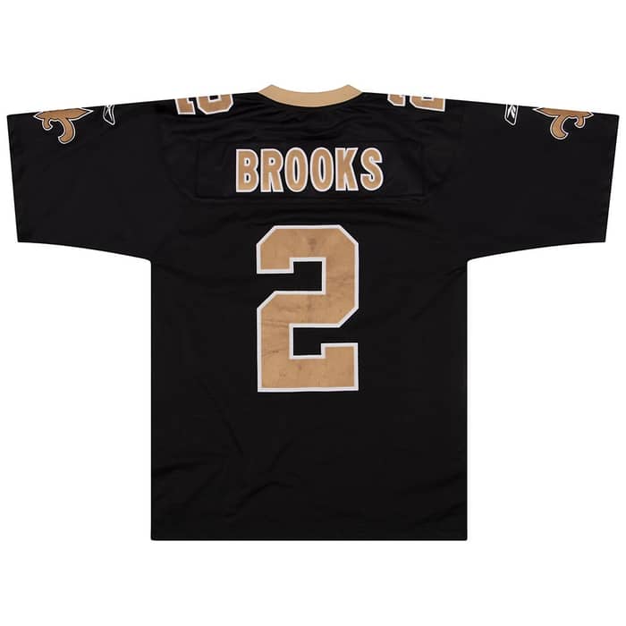 2005 New Orleans Saints Brooks #2 Reebok Premier Jersey (Home) M