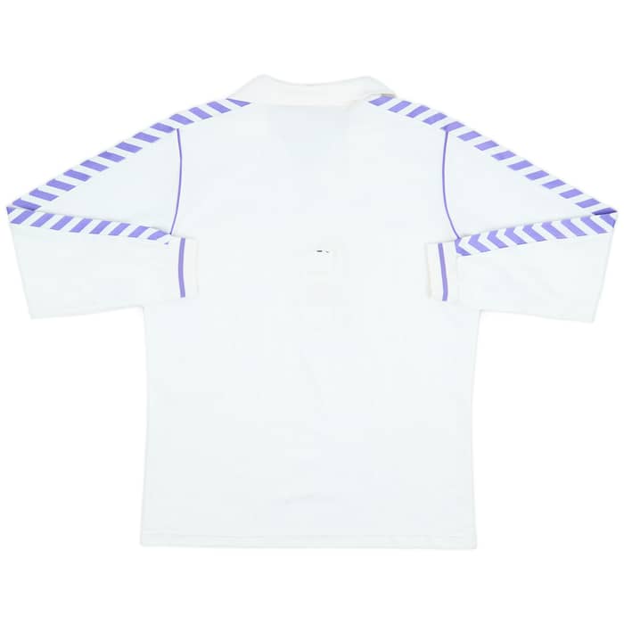 1986-88 Real Madrid Home L/S Shirt - 6/10 - (XL)