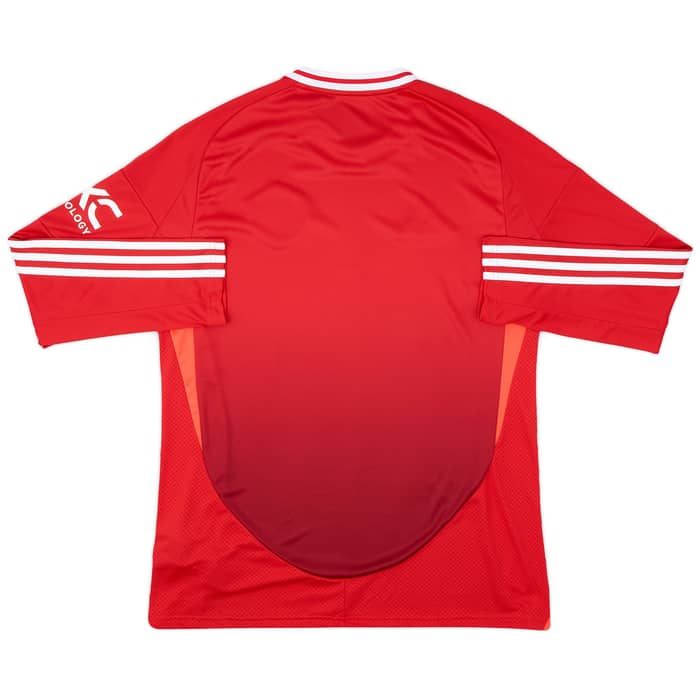 2024-25 Manchester United Home L/S Shirt