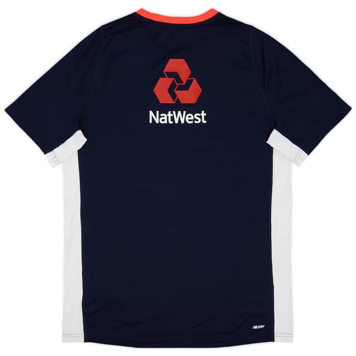 2017-18 England Cricket New Balance Training Shirt - 8/10 - (M)