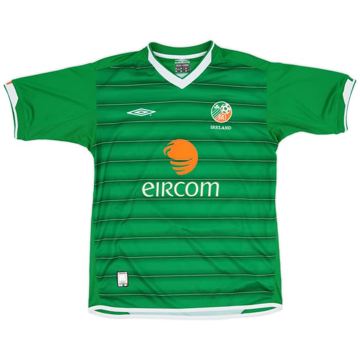2003-04 Ireland Home Shirt Keane #6