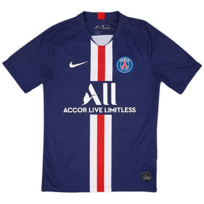 2019-20 Paris Saint-Germain Home Shirt Mbappe #7 - 8/10 - (S)
