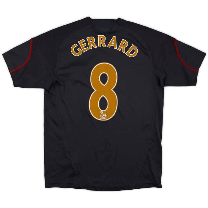 2009-10 Liverpool Away Shirt Gerrard #8 - 5/10 - (L.Boys)