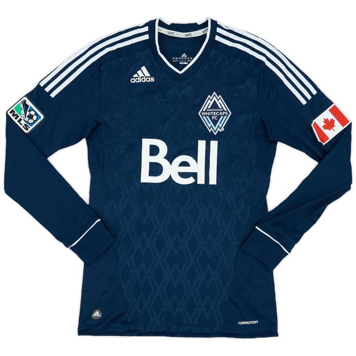 2011 Vancouver Whitecaps Match Issue Away L/S Shirt Dunfield #7