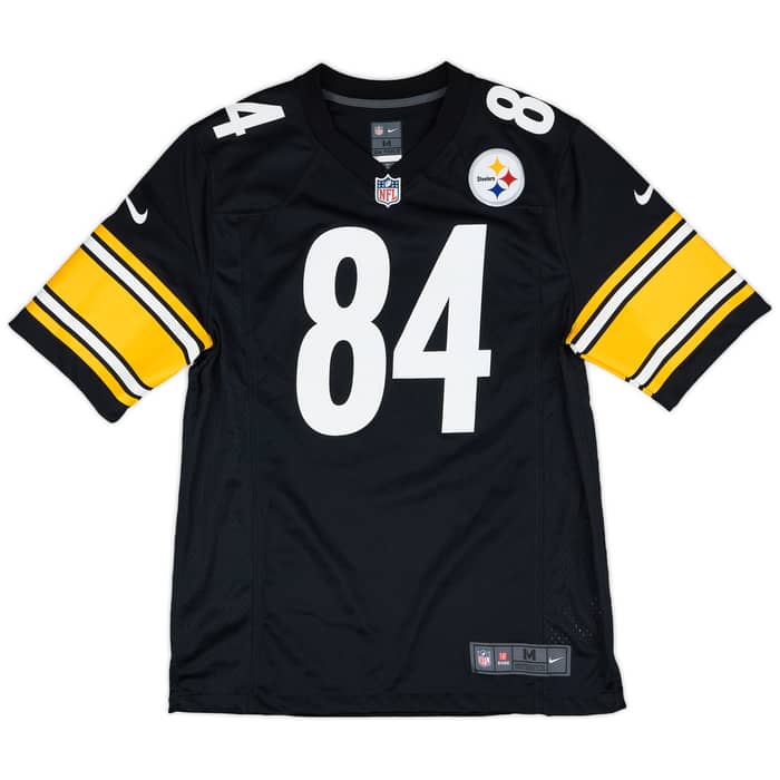 2012-18 Pittsburgh Steelers Brown #84 Nike Game Home Jersey - 8/10 - (M)