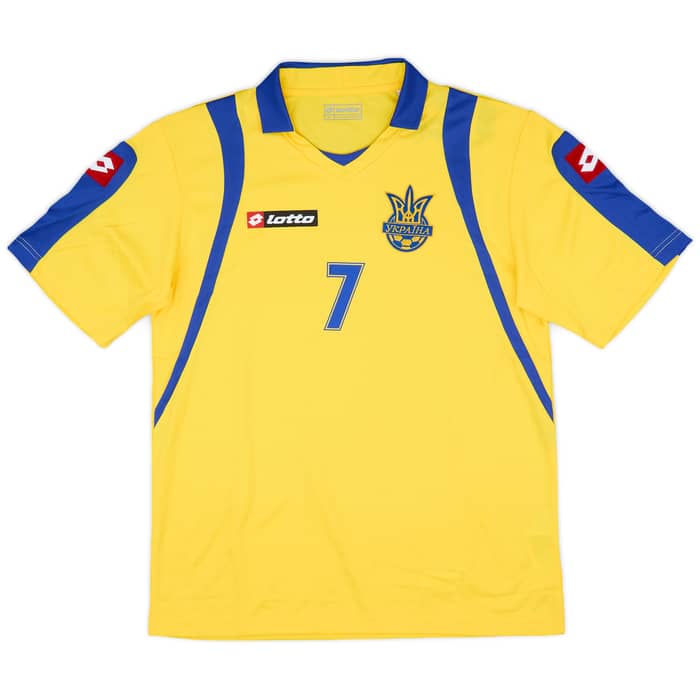 2008-10 Ukraine Home Shirt Shevchenko #7 (XL)