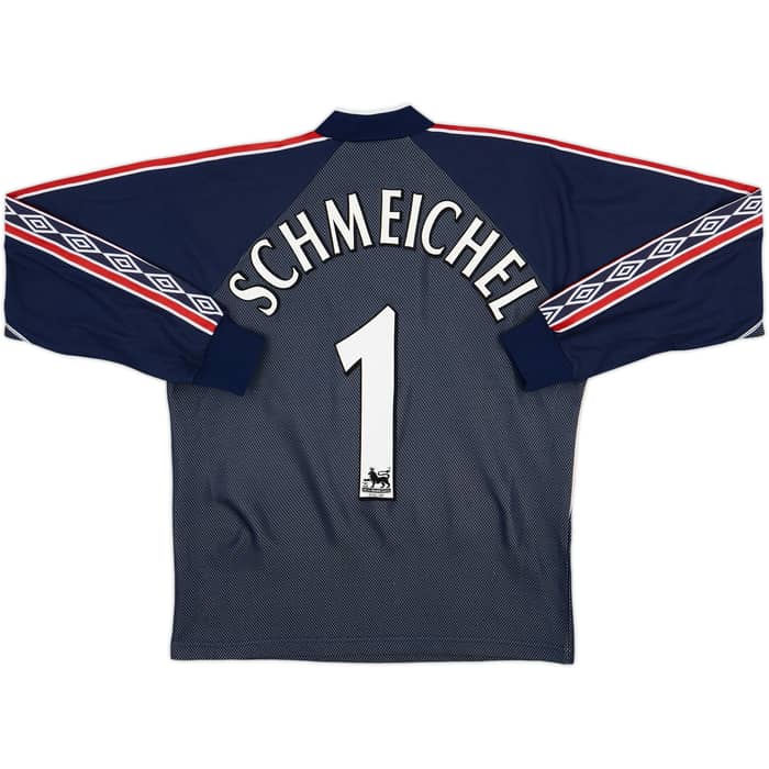 1998-99 Manchester United GK Shirt Schmeichel #1 - 7/10 - (Y)