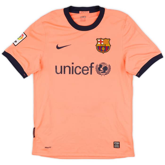 2009-10 Barcelona Away Shirt Messi #10 - 6/10 - (S)