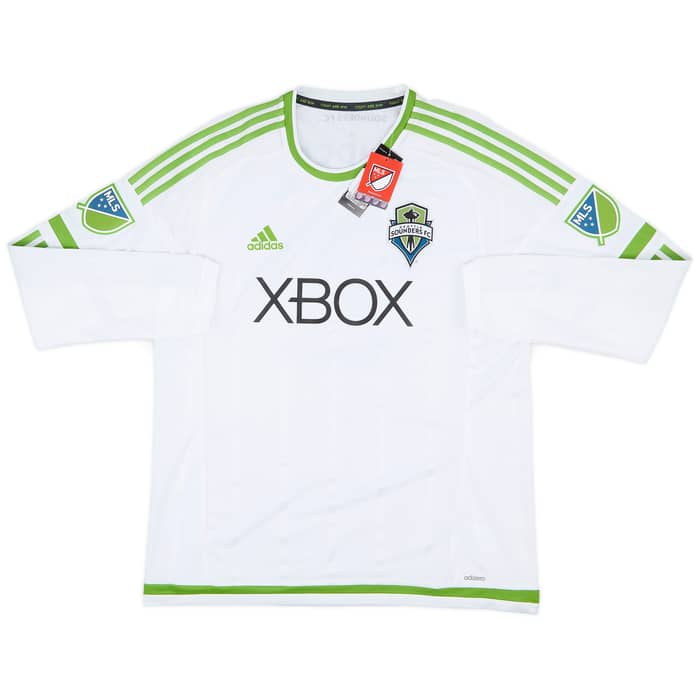 2015 Seattle Sounders Player Issue Away L/S Shirt Dempsey #2 (XL)