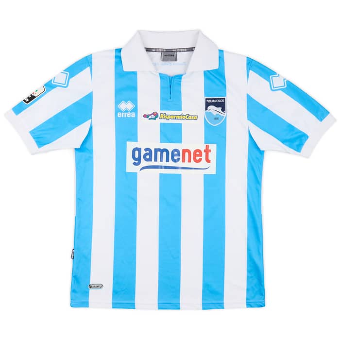 2011-12 Pescara Match Worn Home Shirt Gessa #20