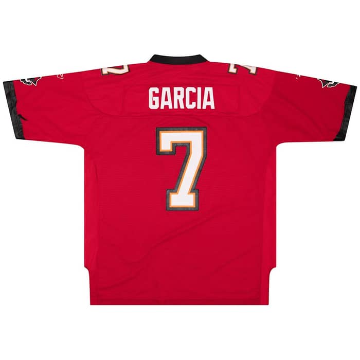 2007 Tampa Bay Buccaneers Garcia #7 Reebok Premier Jersey (Home) XXL