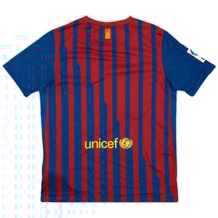 2011-12 Barcelona Home Shirt - 8/10 - (L.Boys)