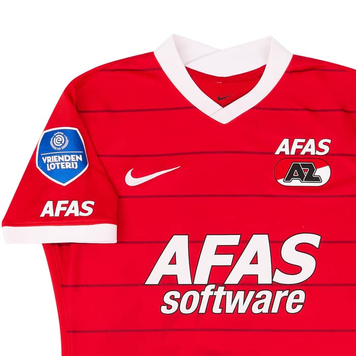 2021-22 AZ Alkmaar Match Issue Home Shirt Hatzidiakos #3 (v Ajax)