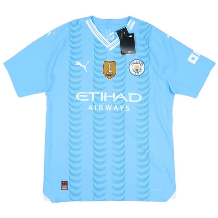 2023-24 Manchester City Player Issue Home European Shirt Foden #47