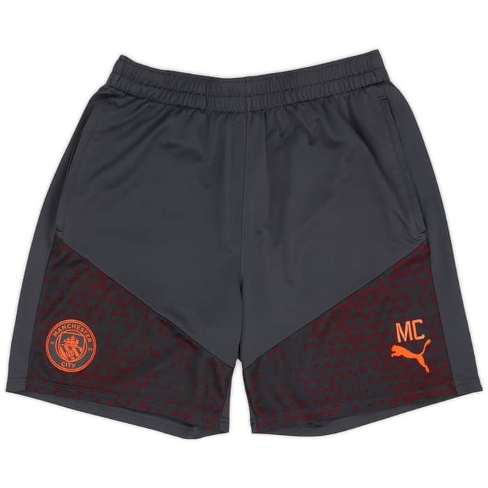 2023-24 Manchester City Staff Issue Training Shorts # - 7/10