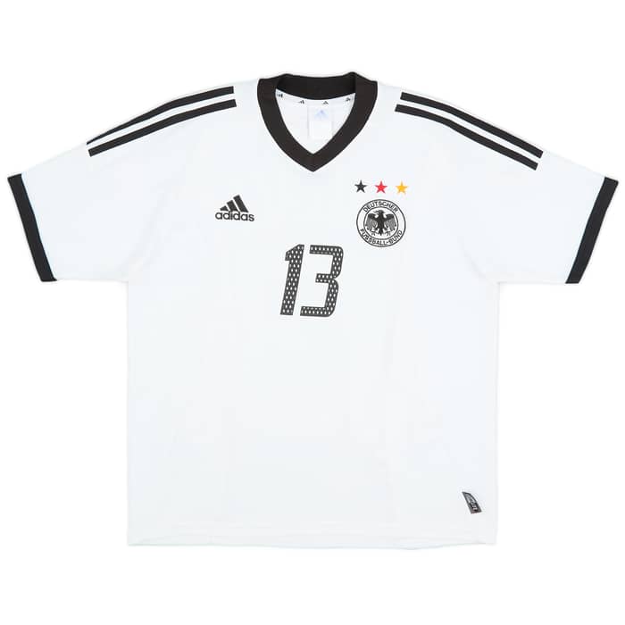 2002-04 Germany Home Shirt Ballack #13 - 6/10 - (XL.Boys)