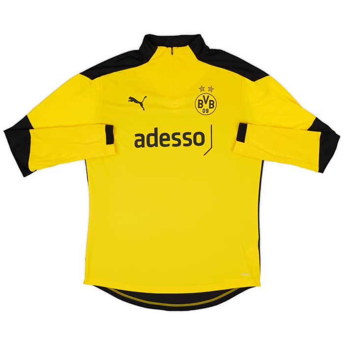 2020-21 Borussia Dortmund Puma 1/4 Zip Drill Top - 8/10 - (L)